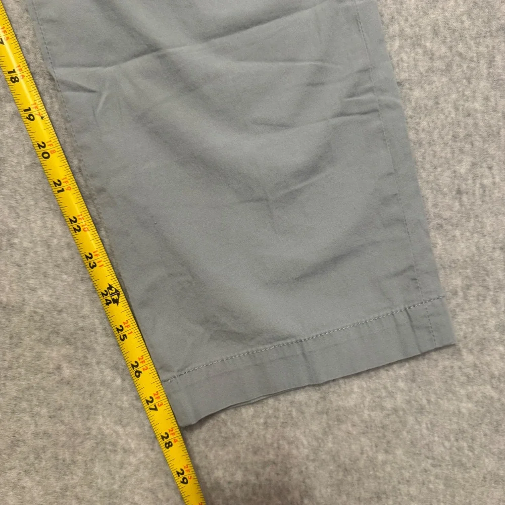Banana Republic Aiden Chino Mens 35x30 Light Grey Slim Fit Cotton Stretch Pants‎